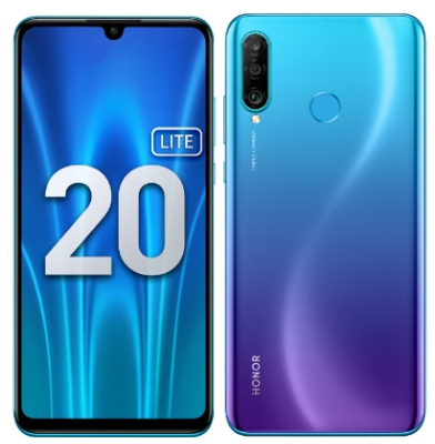 Смартфон Honor 20 Lite 4/128Gb сине-фиолетовый