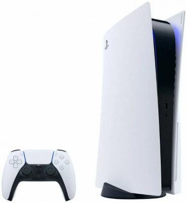 Игровая приставка Sony PlayStation 5 825 ГБ SSD, белый+ цифровой код игра Horizon Forbidden West