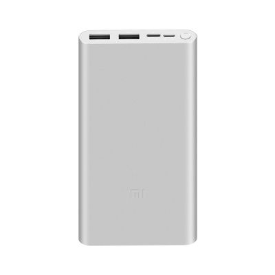 Внешний аккумулятор Xiaomi Mi Power Bank 3 10000mAh Silver (PLM13ZM)
