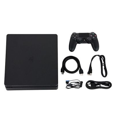 Игровая приставка Sony PlayStation 4 Slim 1 ТБ черный + Horizon Zero Dawn CE, Detroit: Стать человеком, Одни из нас + PS Plus 3 месяца