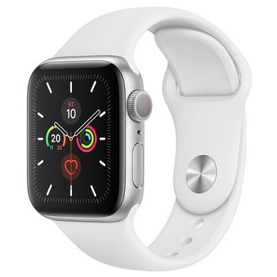 Apple Watch Series 5 GPS 40mm Aluminum Case with Sport Band белый