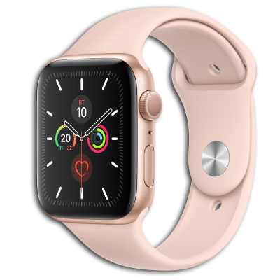 Apple Watch Series 5 GPS 40mm Aluminum Case with Sport Band розовый